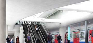 BDP公布倫敦Whitechaple車站的設計圖2