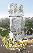 北京ONE:在建筑設計的過程中，我們將環保放在了第一位。比如，室內全面采用天棚柔和輻射采暖和制冷系統，無需空調，室內常年保持在人體最舒適的22℃-26℃，不管窗外是高溫，還是寒冬，室內永遠四季如春。而感應主人環境的自動調光燈具，可以最大限度地節約用電。