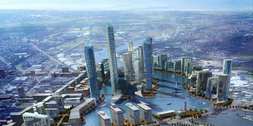 SOM:英國利物浦Wirral Waters片區規劃1