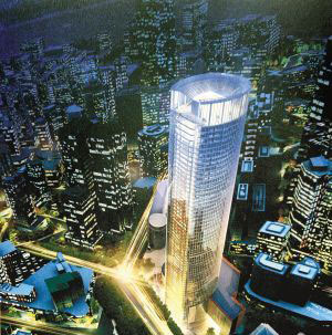 建成后的重賓保利國際廣場