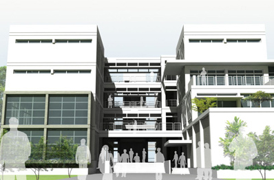 Oli Mahmud事務所設計孟加拉拉杰沙西培訓學院2