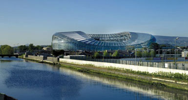 世界最老的國際性體育場在都柏林重新開放1