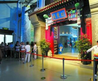 北京案例館以國奧村為主要展示內容，展區(qū)多由北京國奧村的建筑廢料和多種尾礦搭建而成