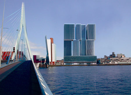 庫哈斯的De Rotterdam將成為荷蘭最大辦公樓3