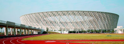 惠州奧林匹克體育場外觀。