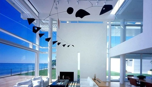 加州美麗的白色海灘別墅設計7