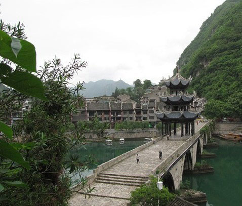 青龍洞的古建筑