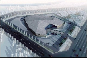 周口店遺址新館今日開工 外觀貌似猿人石器