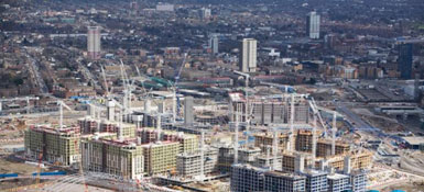 倫敦奧運村初現(xiàn)雛形 1