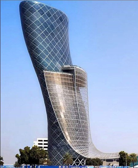 阿布扎比建最斜人造塔 傾斜度達18度