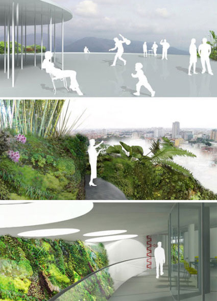 頂層平臺(tái)還是人們休閑聚會(huì)的絕佳場(chǎng)所