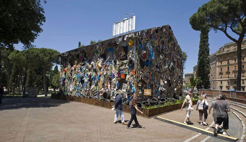 12噸無機垃圾建成世界上首家