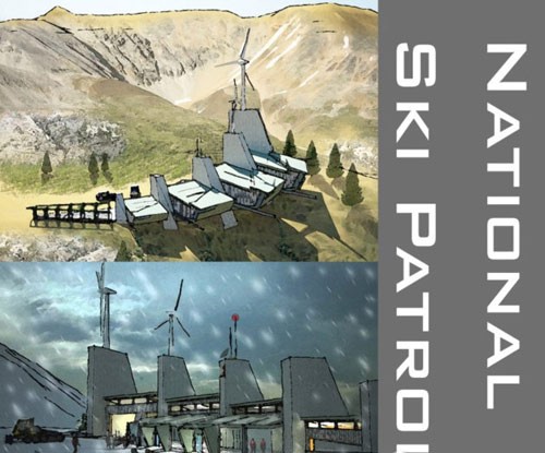 美國西部洛基山脈滑雪巡邏救生站4