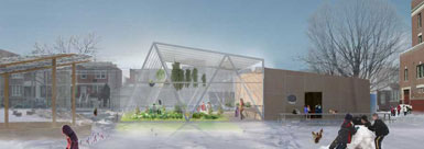 WORK建筑公司設(shè)計(jì)紐約布魯克林“食物校園”4