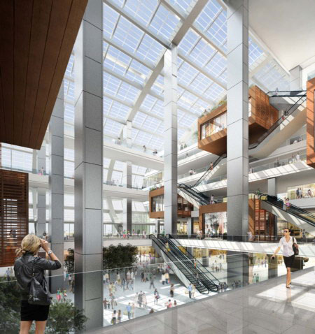 Kohn Pederson Fox：天津都市市場2