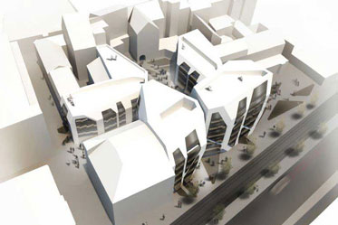 德國耶拿的Soenhof辦公住宅樓開工3