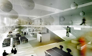 挪威Stjordal文化中心設計競賽選出一等獎作品1