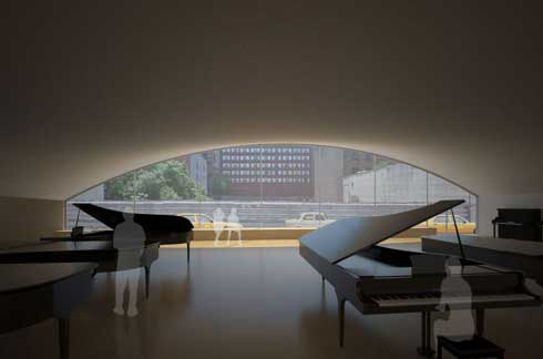 OBRA的扭曲大廈體現(xiàn)“動(dòng)感紐約”的全景3