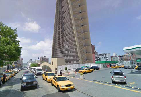 OBRA的扭曲大廈體現(xiàn)“動(dòng)感紐約”的全景4