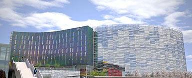 倫敦多克蘭的Excel飯店開始施工