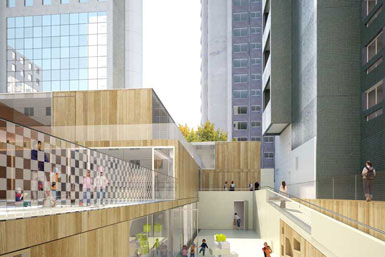 LAN事務所完成巴黎Saint-Blaise看護中心的設計3