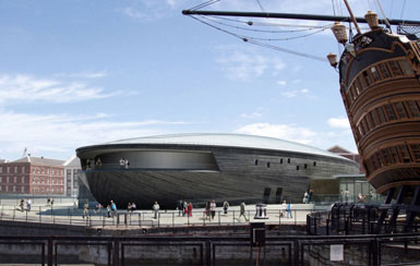 英國樸茨茅斯的瑪麗.羅斯博物館開始建造