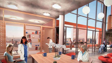 羅杰斯在Guy’s癌癥看護中心設計競賽中獲勝 2