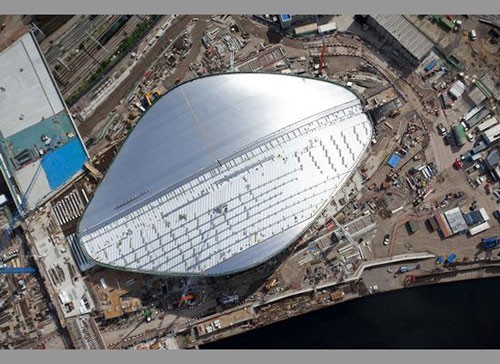 扎哈的倫敦奧運水上中心需要追加費用1