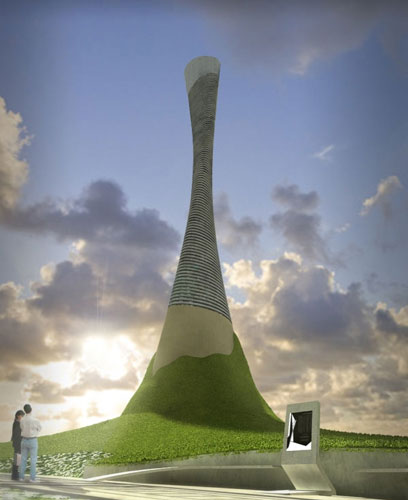 二百周年紀念火炬建筑2