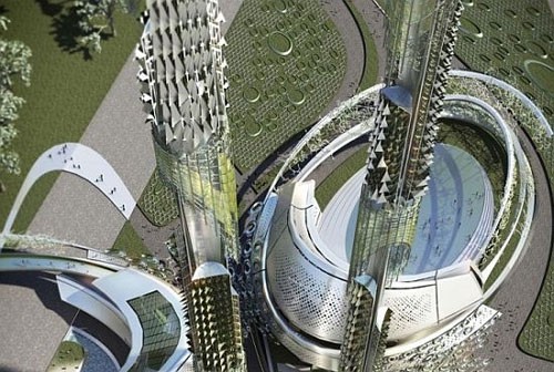 臺(tái)灣塔設(shè)計(jì)概念國(guó)際競(jìng)賽佳作獎(jiǎng)：Steven Ma3