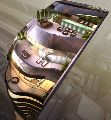 Tony Owen事務所設計悉尼Eliza豪華公寓1