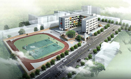 華太設計為災區(qū)免費設計的南充城北小學