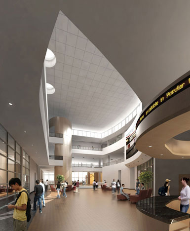 GSAA設計美國克利夫蘭州立大學學生中心 2