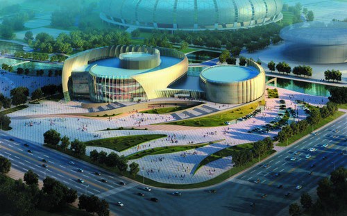 德州大劇院鳥瞰圖