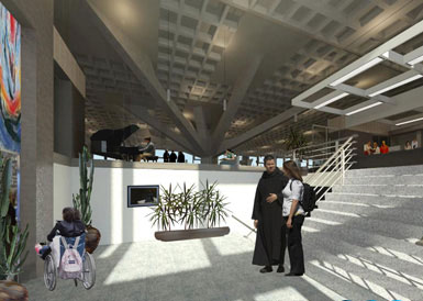 CA設計美國明尼蘇達州Alcuin圖書館1