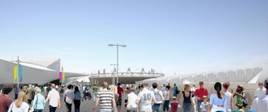 倫敦奧運(yùn)會(huì)臨時(shí)水球館獲得規(guī)劃許可2