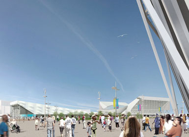 倫敦奧運(yùn)會(huì)臨時(shí)水球館獲得規(guī)劃許可1