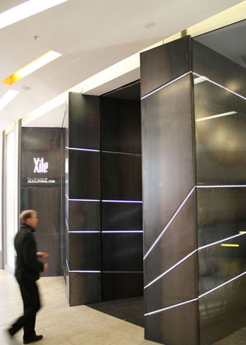 年輕建筑師設計英國格拉斯哥Xile旗艦店2