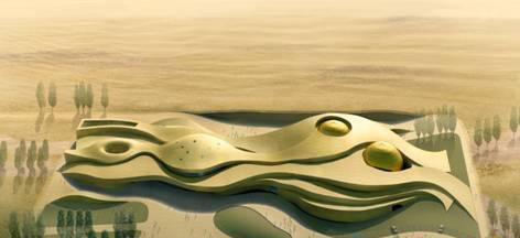 曲線之美，添彩敦煌寶地