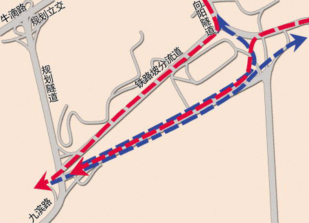 重慶菜園壩新火車站外形像個銅錢2