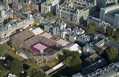 Populous和Atki公布倫敦奧運(yùn)會(huì)沙排館設(shè)計(jì)圖 1