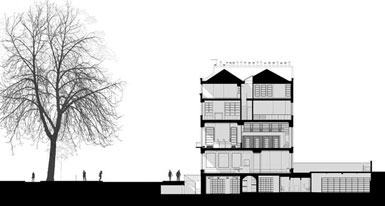 Barbara Wei的英國Wiener圖書館新館開始施工3