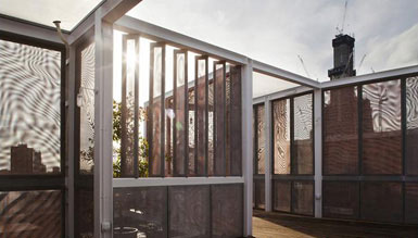 David Kohn事務(wù)所設(shè)計倫敦建筑基金會屋頂會議室2