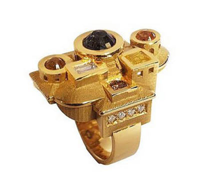 指尖上的亭臺樓閣：精美建筑戒指 6