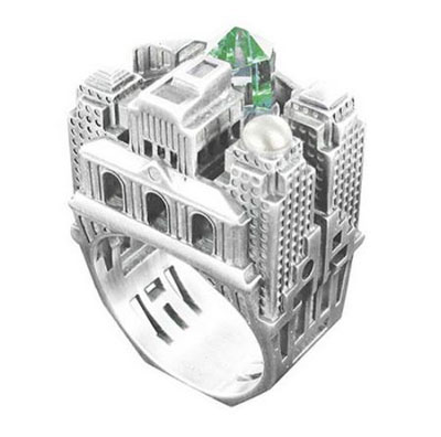 指尖上的亭臺樓閣：精美建筑戒指 9