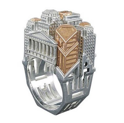 指尖上的亭臺樓閣：精美建筑戒指 10