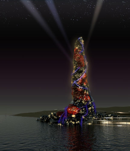 M&amA Architects建筑事務(wù)所設(shè)計(jì)“泡沫摩天大廈”2