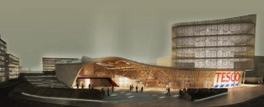 Mangera Yvars設計英國諾丁漢的樂購超市3