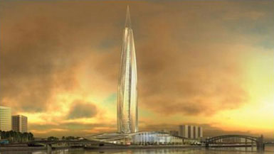 RMJM設計的Gazprom大廈將改換地址1