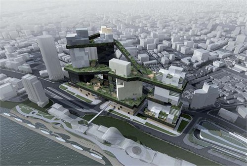 磯崎新方案：立體城市